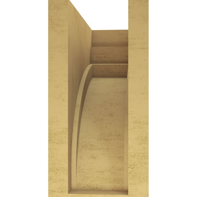 Bois de cèdre brut Rockford, corbeau apprêté Rockford, H 20 po x l 10 po x P 20 po