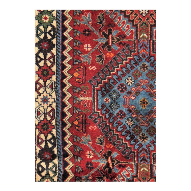 Watisha Oriental Area Rug in Rust