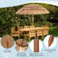 Parasol de plage 6,5 pi Tiki