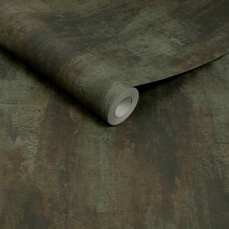 Oxidized Opulence Nightfall Wallpaper, Moss