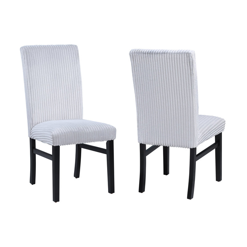 Chaise de salle à manger Tracy gris clair, ensemble de 2