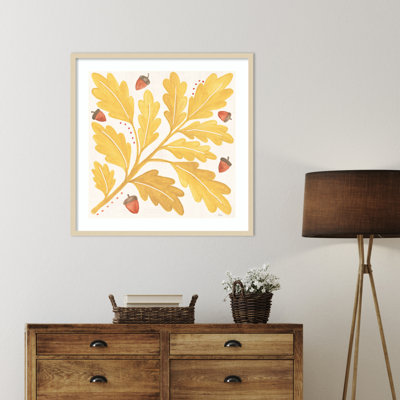 «Mod Harvest VII» par Véronique Charron, reproduction d'art encadrée sur bois