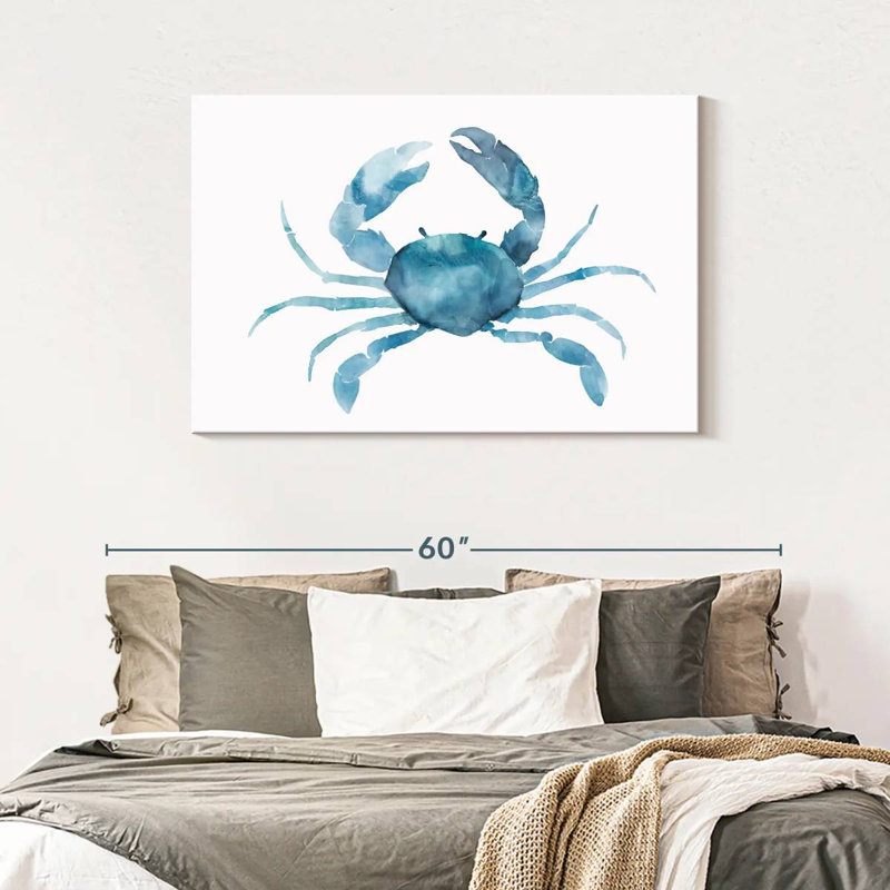 Brampt Marine Blue Crab, 30" H x 45" W