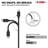 5Core USB to USB C Cable 5PCS 65W Fast Charging w Data Transfer Durable Black Type C Cords