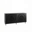 Buffet de cuisine moderne moderne en bois noir
