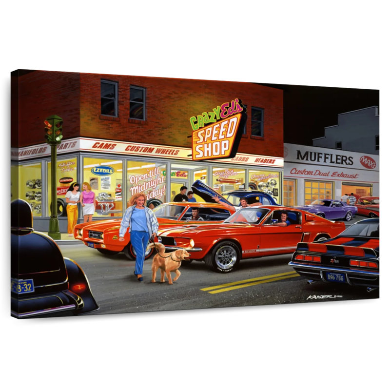 Mehar Crazy Ed's, 8" H x 12" W