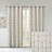 Raina Ivory/Gold Total Blackout Curtain Pair 50x84"-1272435533