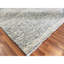 Tapis gris en laine New Age de conception unique 12 pi 2 po x 15 pi 4 po Chatoyer