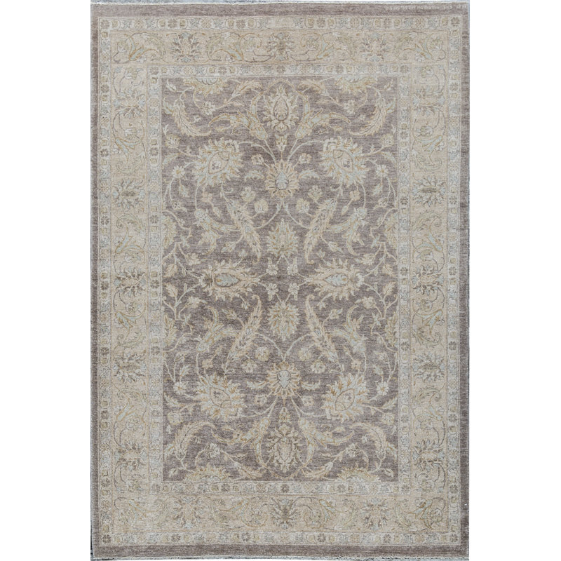 Tapis beige de haute qualité noué à la main Sultanabad