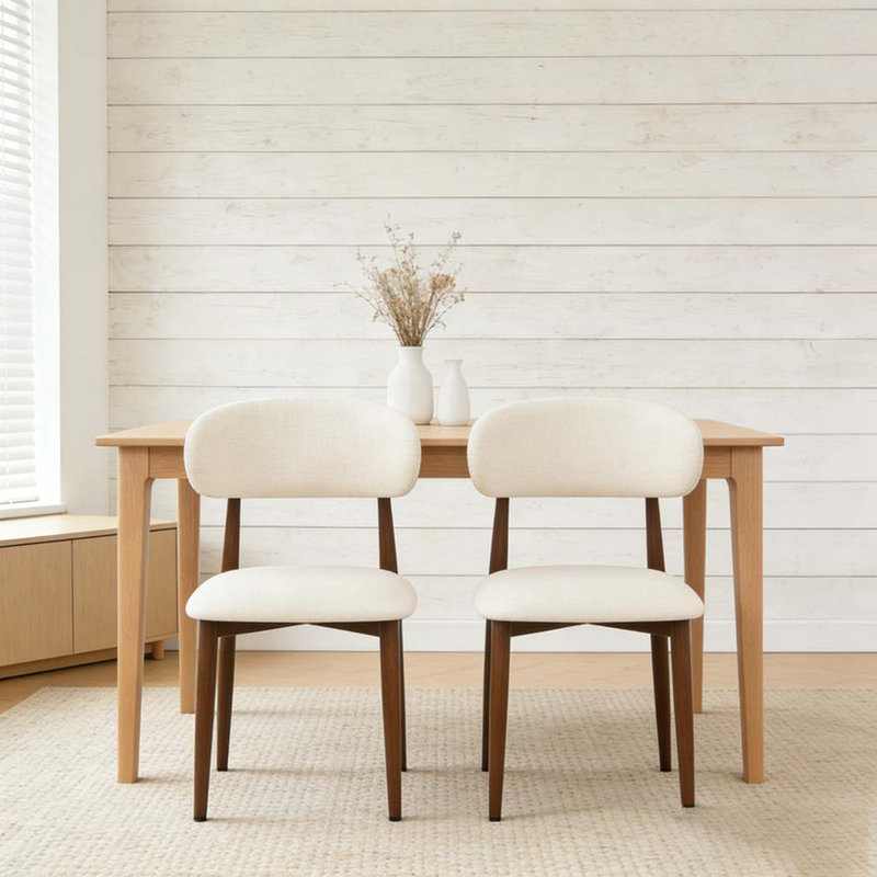 Dining Chairs Set, Walnut