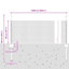 Fence with Post Segment Outdoor Barrier Garden Terrace Divider Boundary-1043268995-1043268992