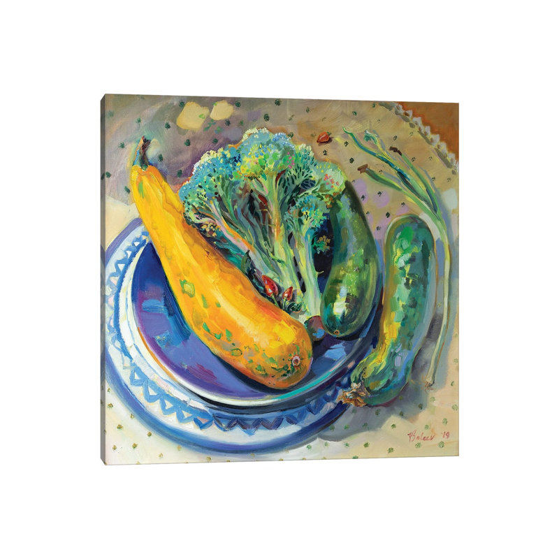 Still Life with Vegetables 1 Piece Wrapped Canvas Painting, 30.48 cm H x 30.48 cm W