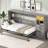 Twin Size Murphy Bed With Storage And LED Light