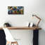 Art mural sur toile 24 "x 12" "domaine" par Pierre Gavidia
