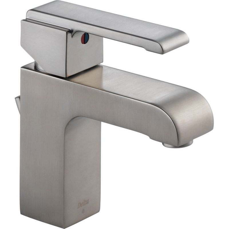 Urban - Arzo Series Single Hole Bathroom Faucet with Drain Assembly, Brilliance Stainless