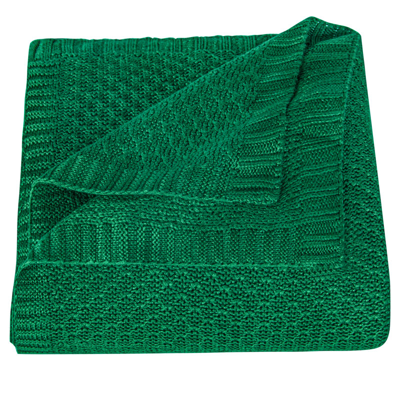  Couverture torsadée, Vert, 2,9 lb