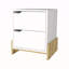 Table de chevet 2 tiroirs-10318036