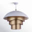 Luminaire suspendu géométrique 1 lumière DEL Sculptural-598274437
