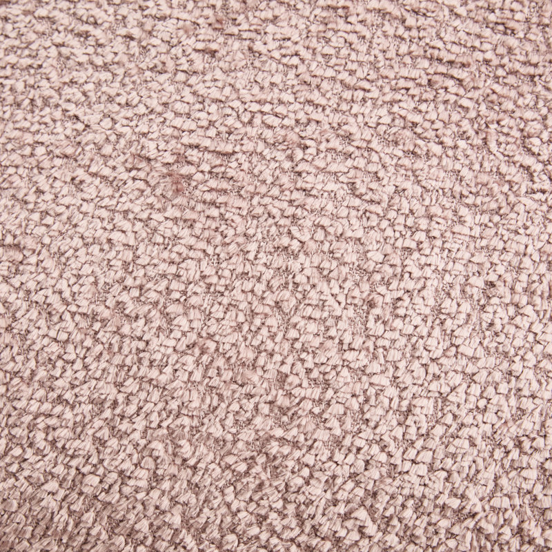 Tissu en chenille pour un coin deux chaleureux et confortable avec un design pratique et polyvalent, Rose