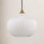 Luminaire suspendu en verre à 1 lumière à intensité variable Collina-66203351