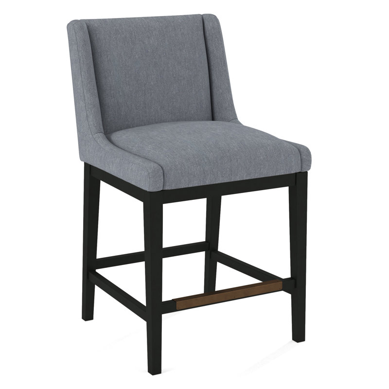 Upholstered Stool, Black, 61527-88