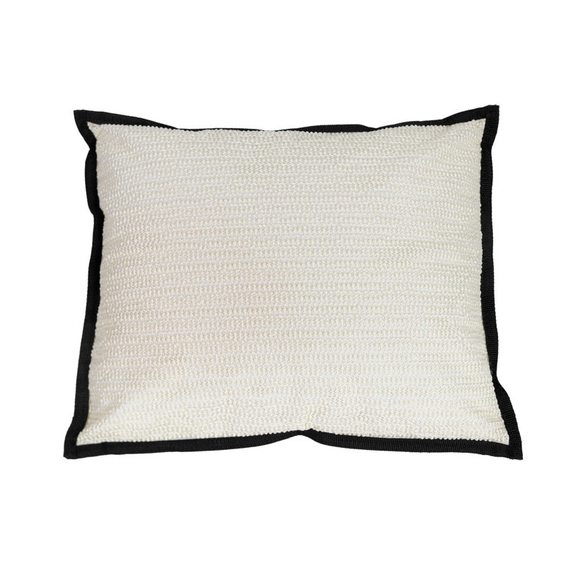 Blue Wave Products 5'' D Seat in Cream With Black Border