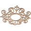 Médaillon de plafond 16 po x 16 pi x P 5 1/4 po x P 3/8 po Dijon-63411795-63411812