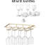 Adalyna Open Shelving Wine Glass Rack-1005826136