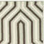 Tapis à motif géométrique en laine / coton tissé à la main Rodgers en brun / gris / beige-578754772