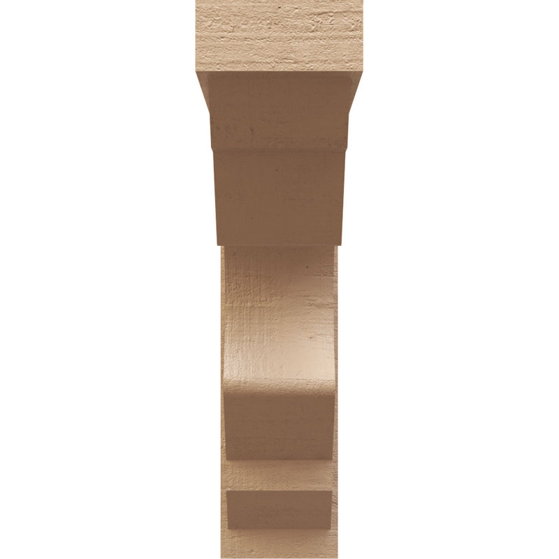 Bois de cèdre brut Sheridan Corbeau Timhane, brun clair apprêté, H 32 po x l 8 po x P 32 po