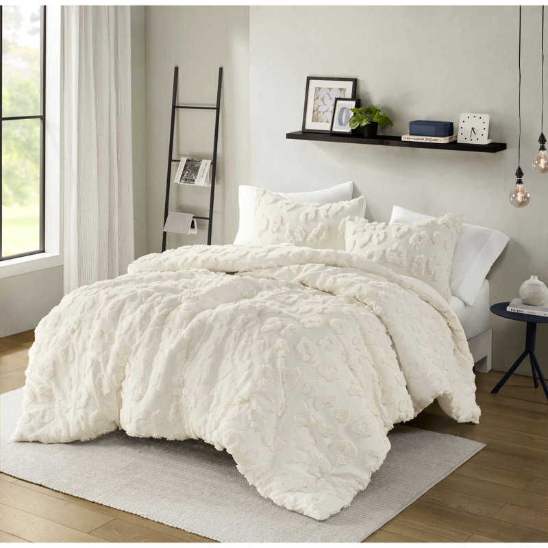 Édredon 100% chenille simple / simple TG - rembourrage, texture douce, envers en microfibre, tissu lavable à la machine
