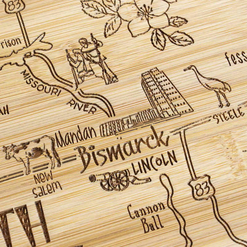 Planche à découper Totally Bamboo State Destination