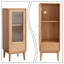 Liubomiras Solid Wood Accent Cabinet
