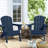 Ergonomically designed resin folding Adirondack chair-328065402