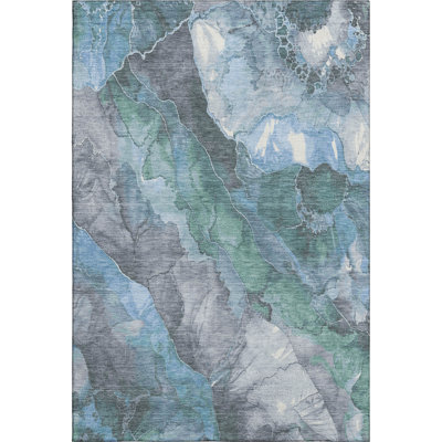 Premium Machine Washable Verlin AMF1787 Floral Rug