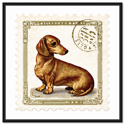 Impression sur toile, "chiot postal" par Art Remedy