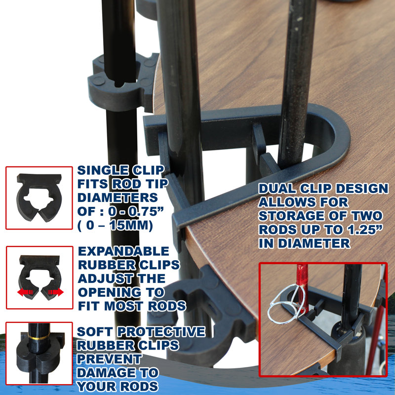 Embree Steel Fishing Rack