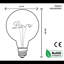 Vintage Love LED Bulbs 4W Edison Bulb Super Globe 125 Warm Specialty Decorative Light Bulb Pack 2