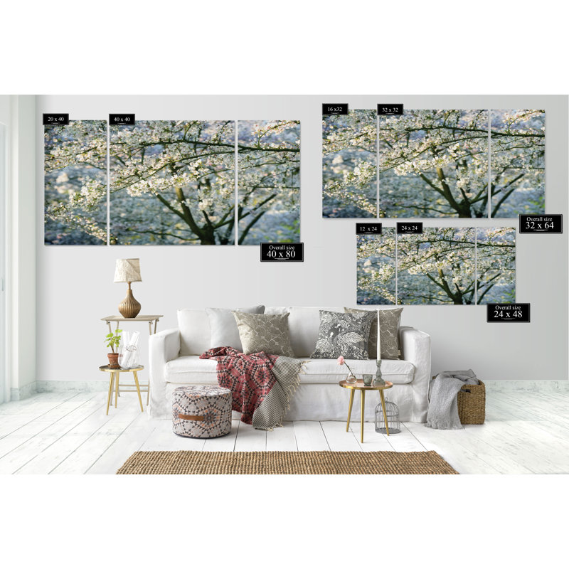 " In All Your Glory " 3 - Pieces, 32" H x 64" W x 1.5" D