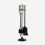 Omer Iron Fireplace Tool Set