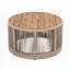 Table basse d'extérieur en corde et bois d'acacia-1979202855
