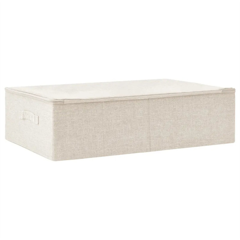 Storage Box Fabric 70x40x18 cm, White
