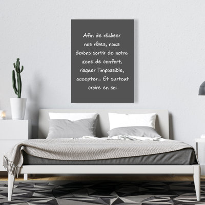 Faites de nos rêves une véritable toile de fond | Décoration de chambre contemporaine