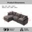 Modulaire 3 places avec repose-pieds-643681899
