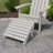 Hinz Plastic Adirondack Chair With Ottoman-120199280