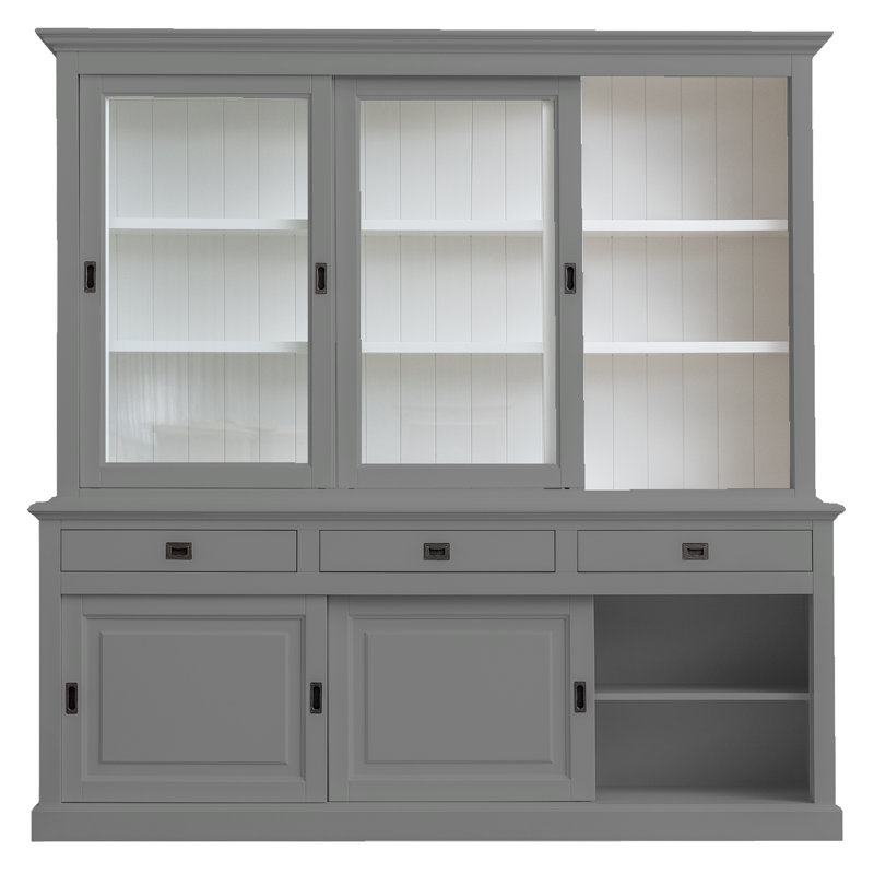 Anneros Display Cabinet, Dusty Grey