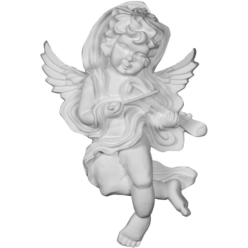 Angel 7.13'' H x 4.5'' W x 2.38'' D Urethane Onlay