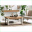 Table basse en bois French Country