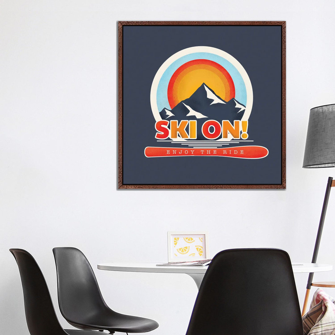 Ski On by Show Me Mars - Gallery-Wrapped Canvas Giclée on Canvas