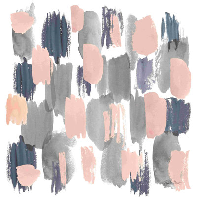 «Gray Pink Mist I», reproduction sur toile tendue